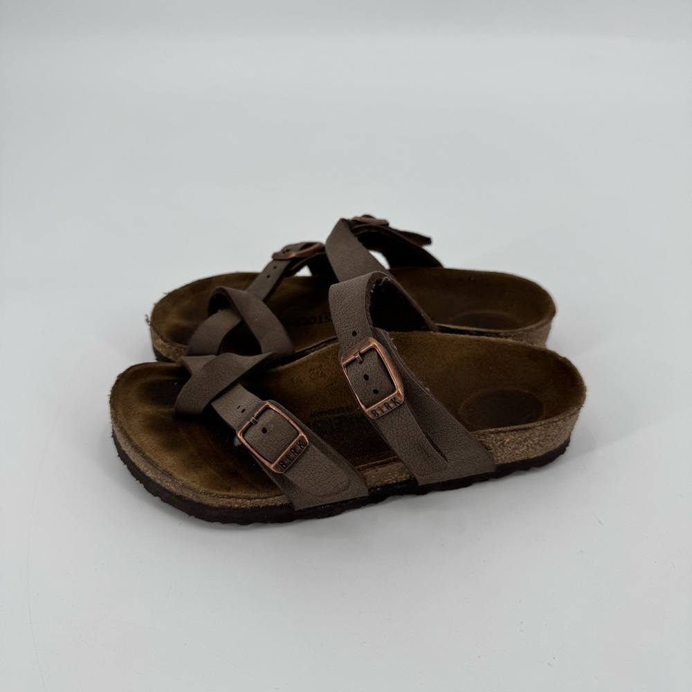 Birkenstock Kids Brown Mayari Sandals Size 28 - Picture 4 of 9